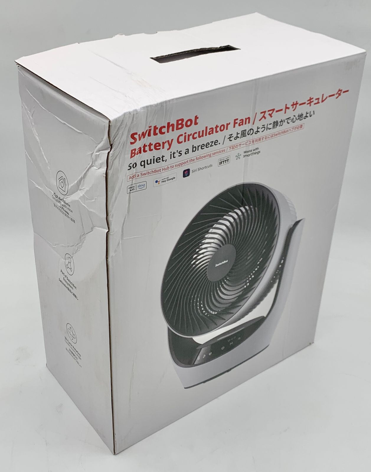 ★SwitchBot　スマートサーキュレーター　W3800510　バッテリー式 SwitchBot(スイッチボット) W3800510 SwitchBotスマート