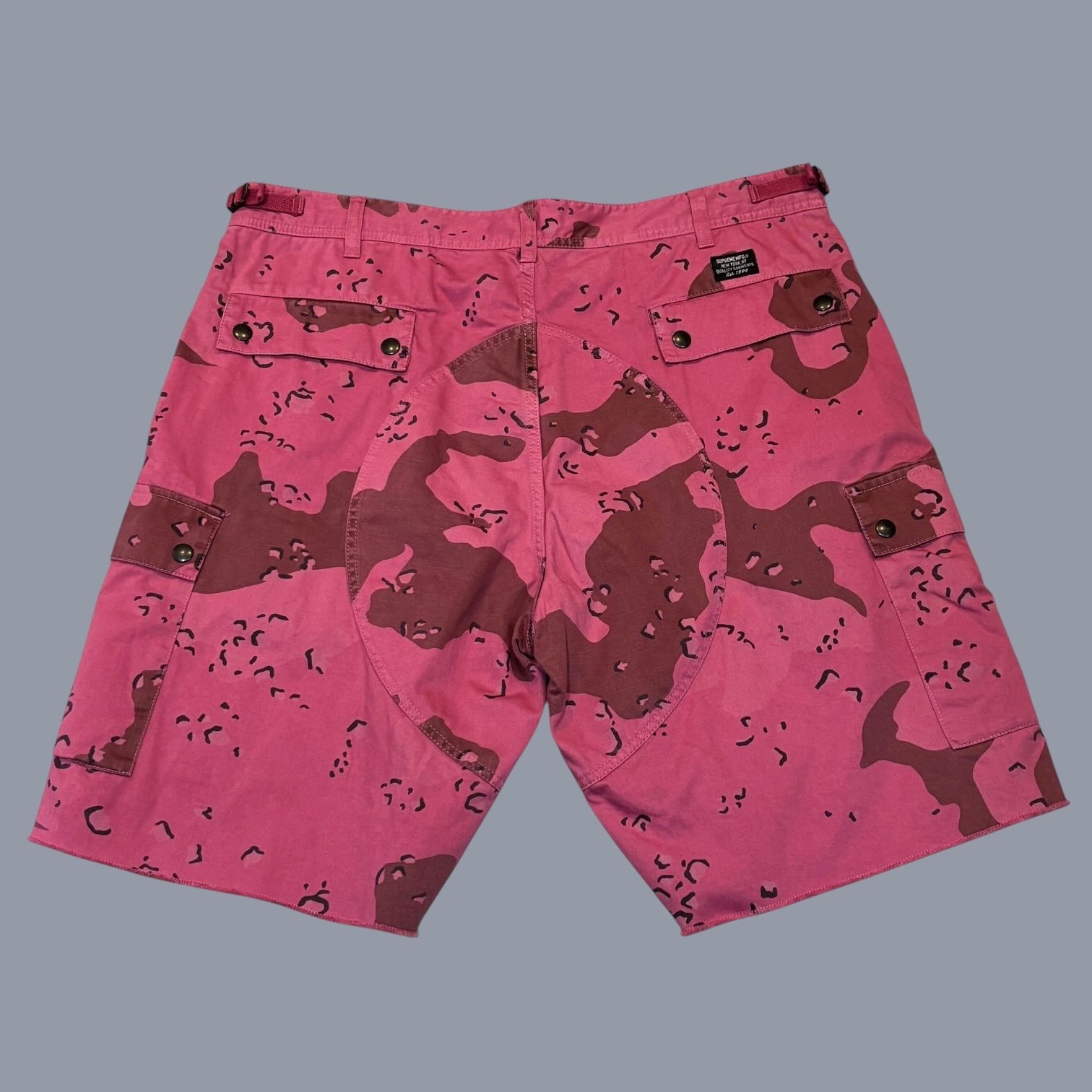 21SS SUPREME Overdyed Camo Cargo Short W36 Pink シュプリーム