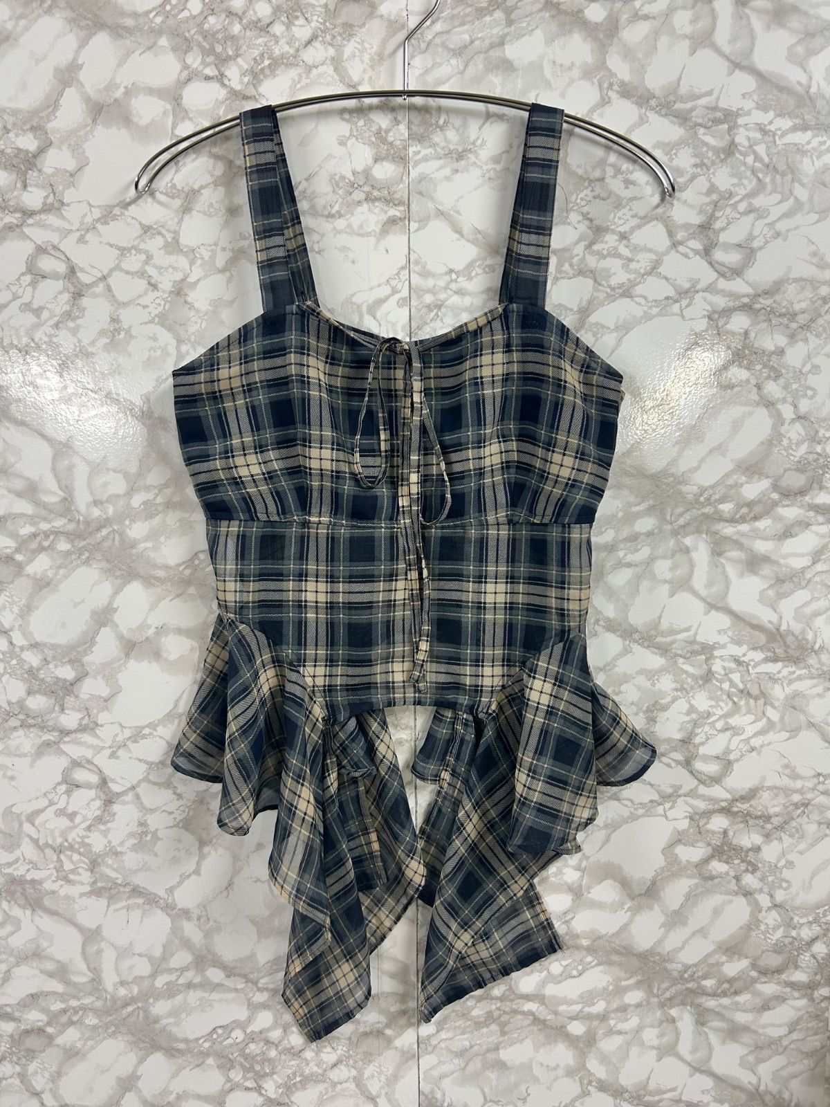LAGUA GEM HEM FLARE キャミトップス LAGUA GEM（ラグアジェム） キャミソール HEM FLARE キャミトップス