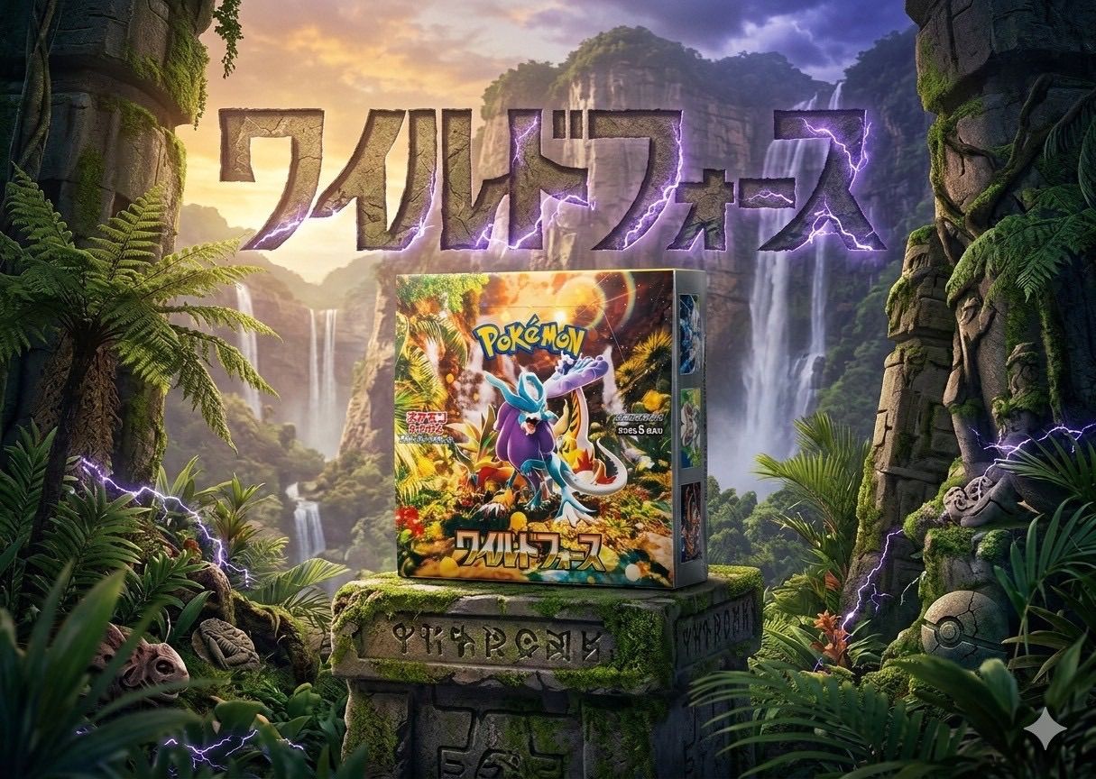 ポケモンカードゲーム ワイルドフォース シュリンク付き １BOX 新品未開封 ワイルドフォース 1BOX シュリンク付き（未開封、ポケカ） - メルカリ