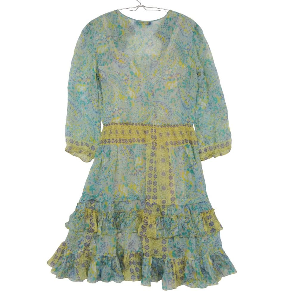 【3/31迄特別価格】美品BLUGIRL BLUMARINE花柄シルクワンピース Blumarine •ブルマリン花柄ワンピース Silk 【公式通販】