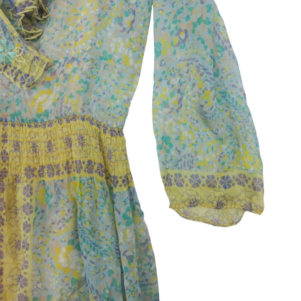 【3/31迄特別価格】美品BLUGIRL BLUMARINE花柄シルクワンピース Blumarine •ブルマリン花柄ワンピース Silk 【公式通販】