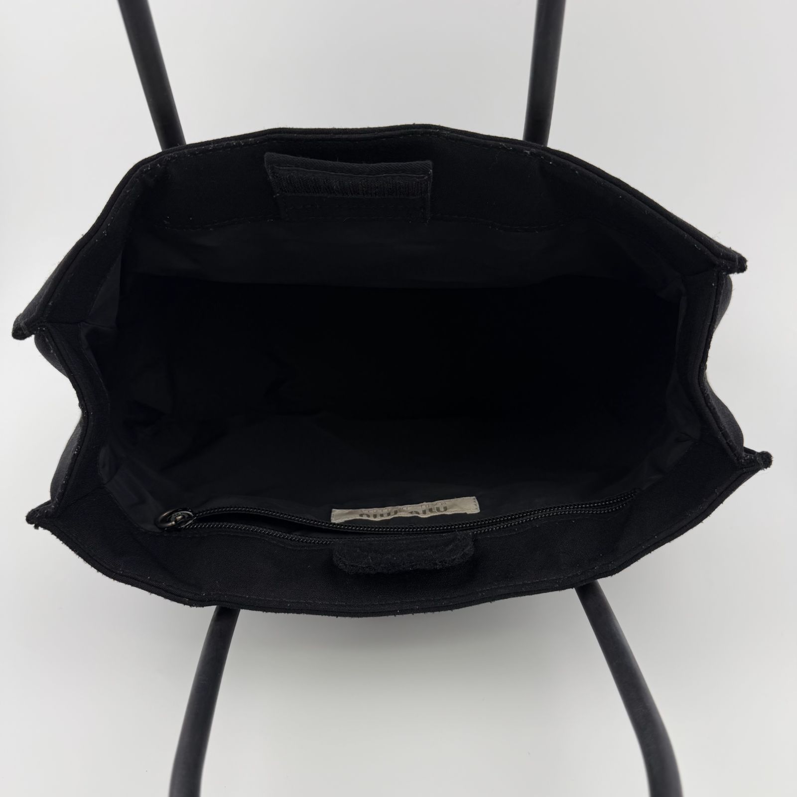 中古】MIU MIU ミュウミュウ ハンドバッグ トートバッグ ブラック 