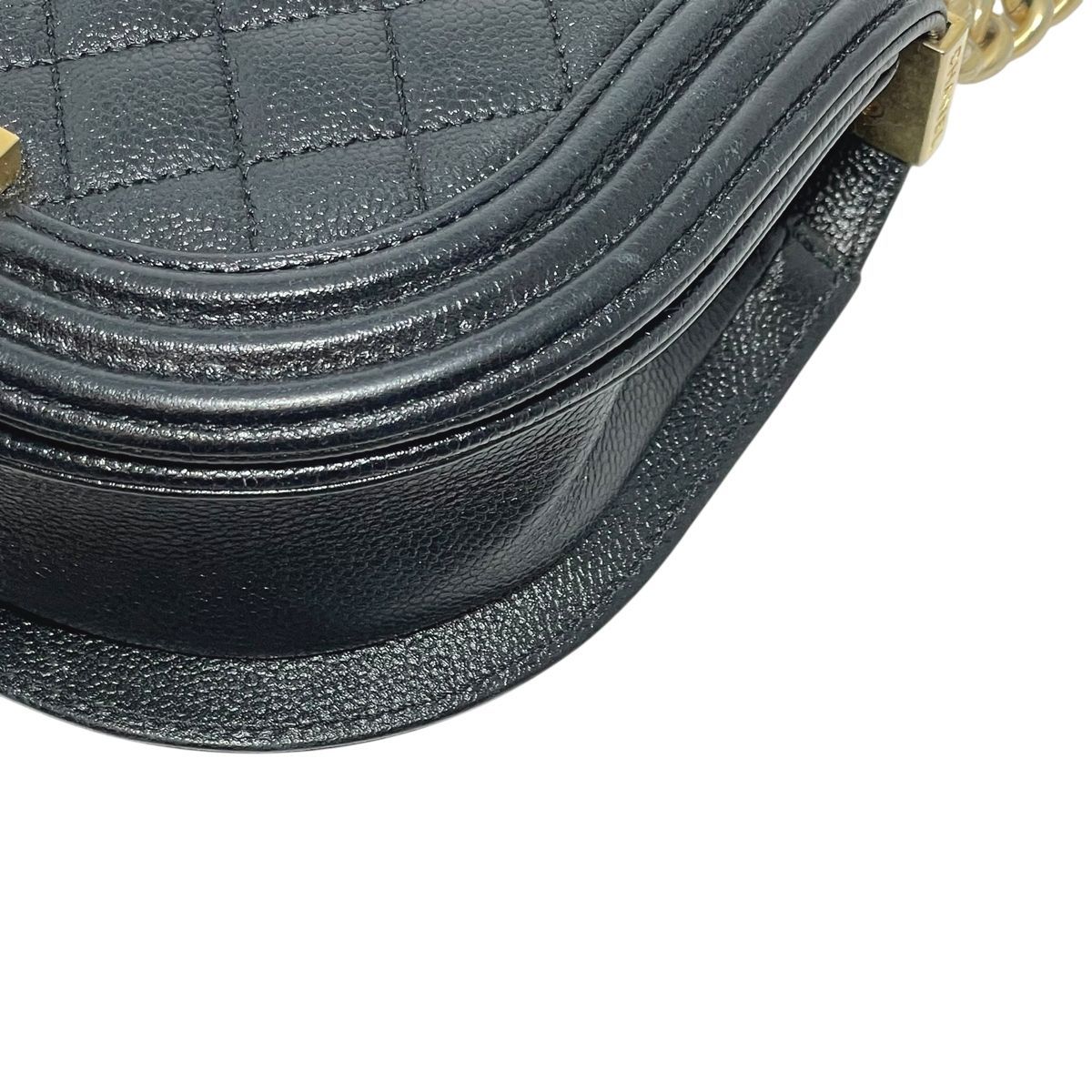 【中古】 CHANEL シャネル ボーイシャネル スモール ショルダーバッグ AS3350 マトラッセ キャビアスキン キルティング レディース 26010994 AO 中古】 CHANEL シャネル ボーイシャネル スモール ショルダーバッグ