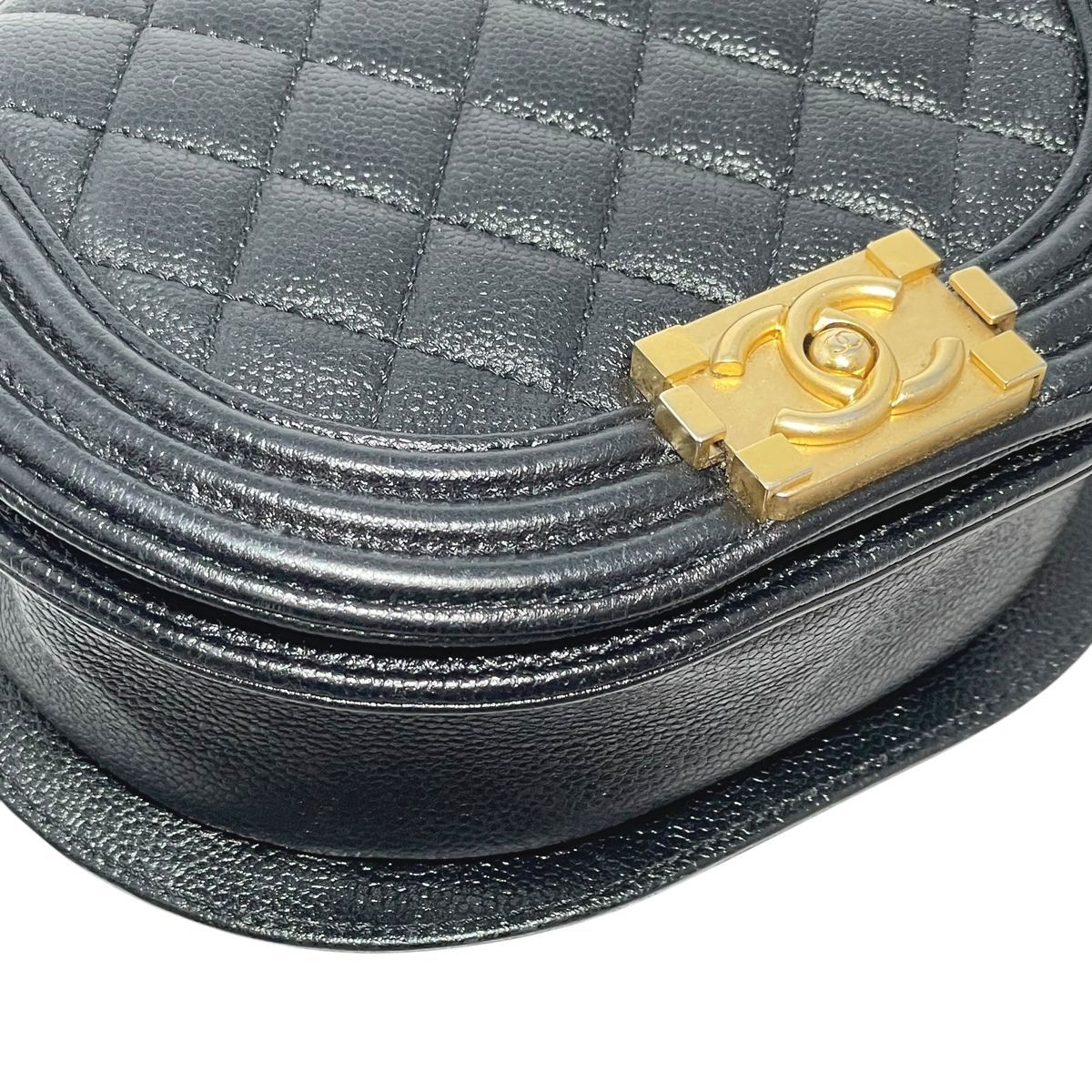 【中古】 CHANEL シャネル ボーイシャネル スモール ショルダーバッグ AS3350 マトラッセ キャビアスキン キルティング レディース 26010994 AO 中古】 CHANEL シャネル ボーイシャネル スモール ショルダーバッグ