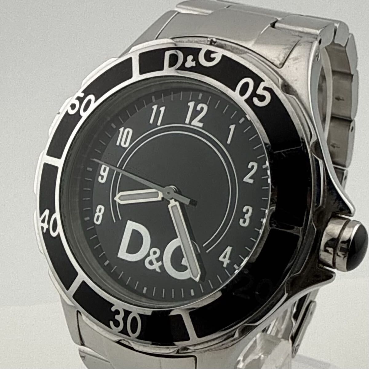 ドルガバ メンズ 腕時計 動作品 ドルチェ＆ガッバーナ 腕時計 ドルガバ メンズ 白 D&G 定価7万