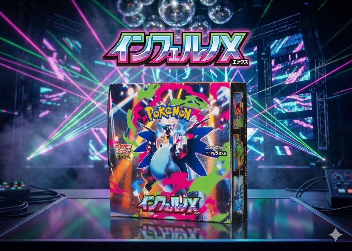 ポケモンカードゲーム インフェルノX シュリンク付き　1BOX シュリンクあり）ポケモンカードゲーム MEGA 拡張パック インフェルノX