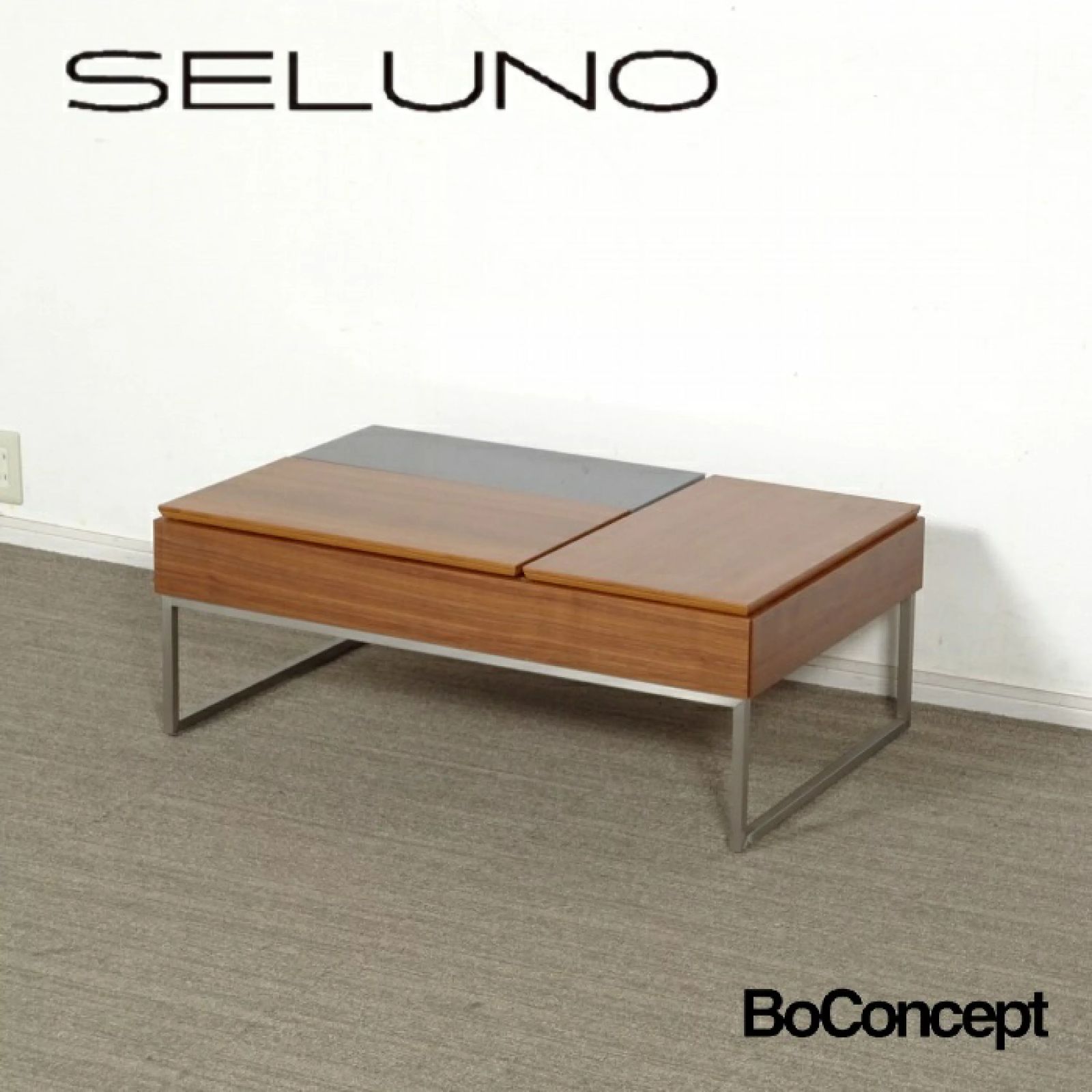 ■大処分セール■BO CONCEPT CHIVA コーヒーテーブル ウォールナット 軽難あり 販売致します♪ ◾︎SELUNO◾︎ 【展示美品】BoConcept ボーコンセプト Chiva / チーバ