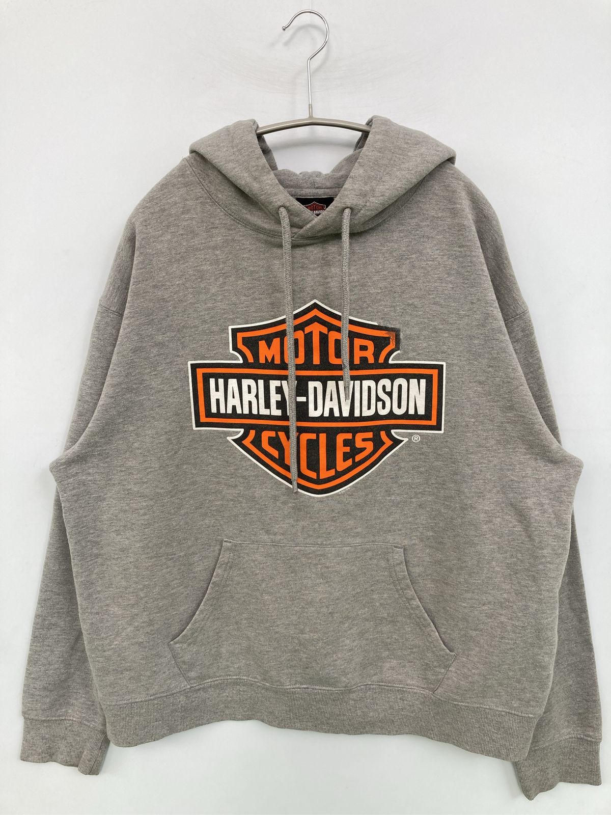 HARLEY-DAVIDSON ハーレーダビッドソン パーカー L グレー コットン 裏 