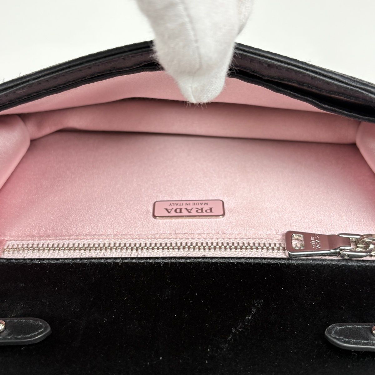 プラダ PRADA ロゴ チェーン ショルダーバッグ スパンコール 2WAY 