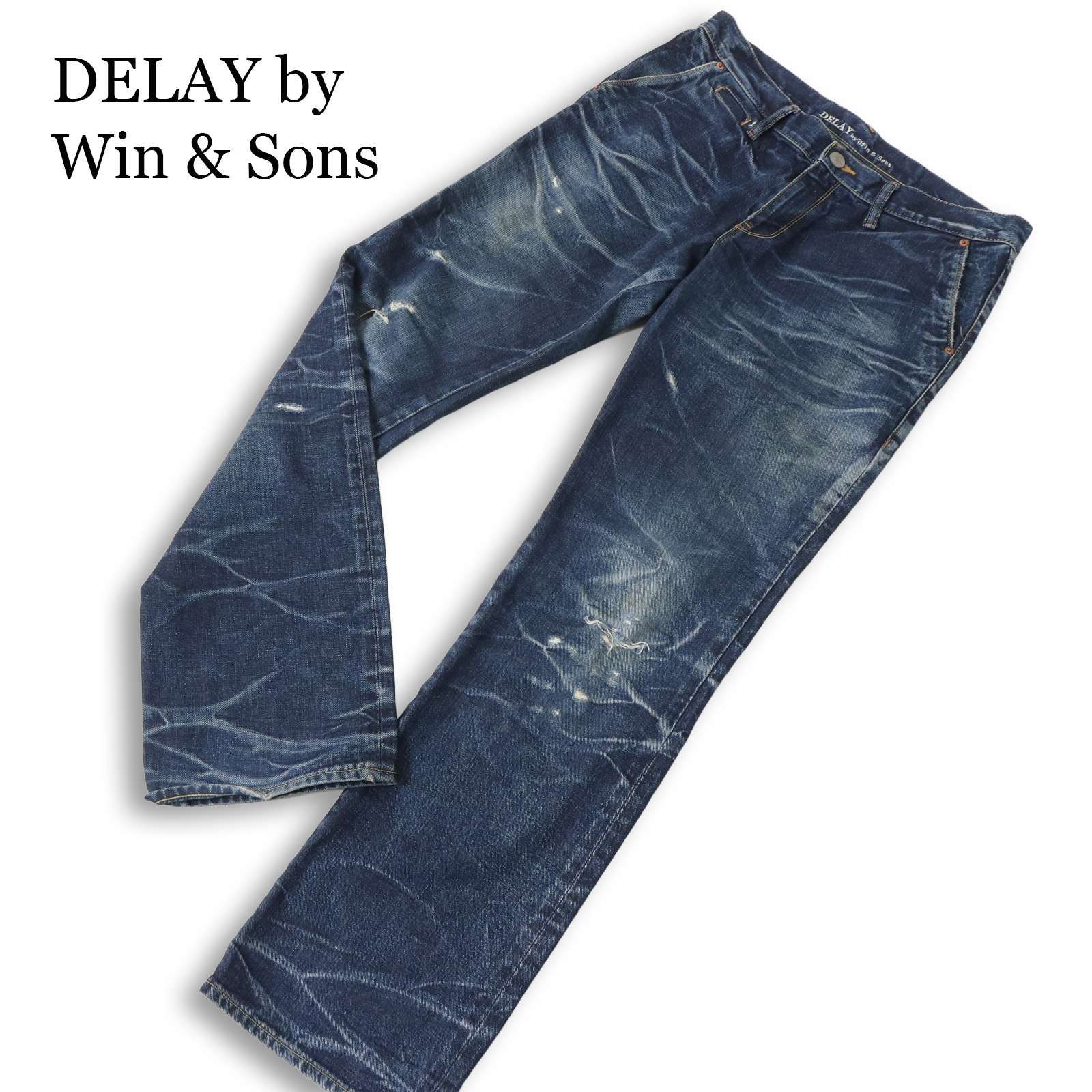 DELAY by Win & Sons ウィンアンドサンズ 通年 ダメージ加工☆ ブーツ 