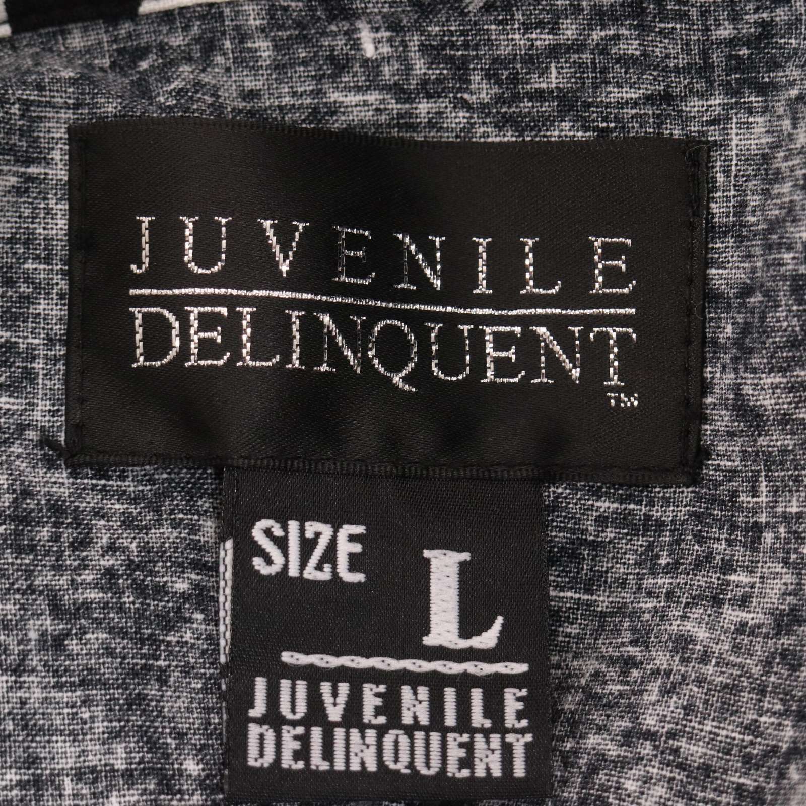 美品 JUVENILE DELINQUENTジュベナイル デリンクエント 和柄 花柄 扇子 