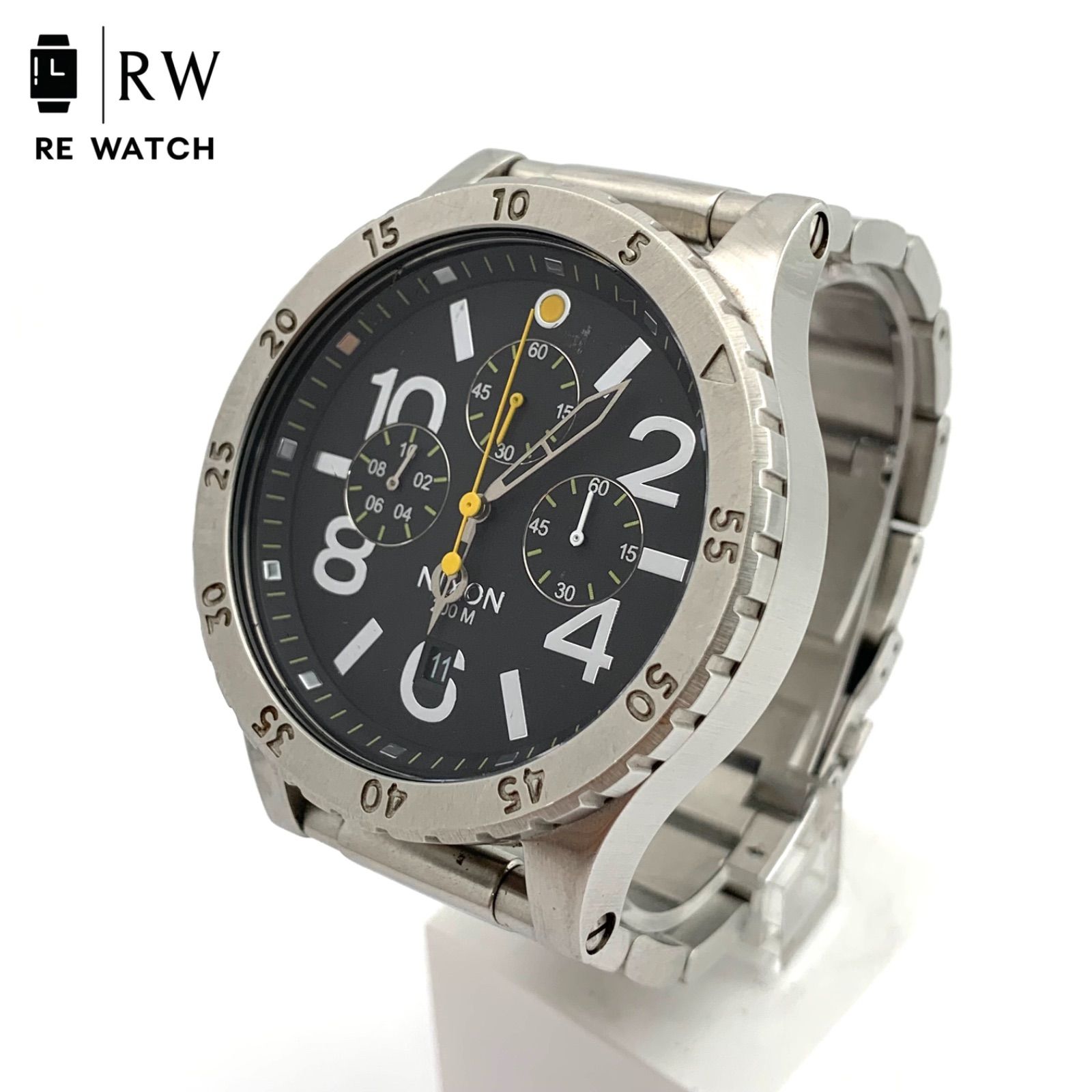 中古】NIXON 48-20 クロノグラフ 腕時計 ステンレス 48-20 Nixon Yahoo 