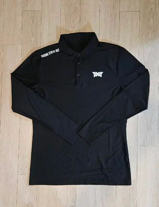 PXG ブラック 長袖 ゴルフ ポロTシャツ 95-購入激安