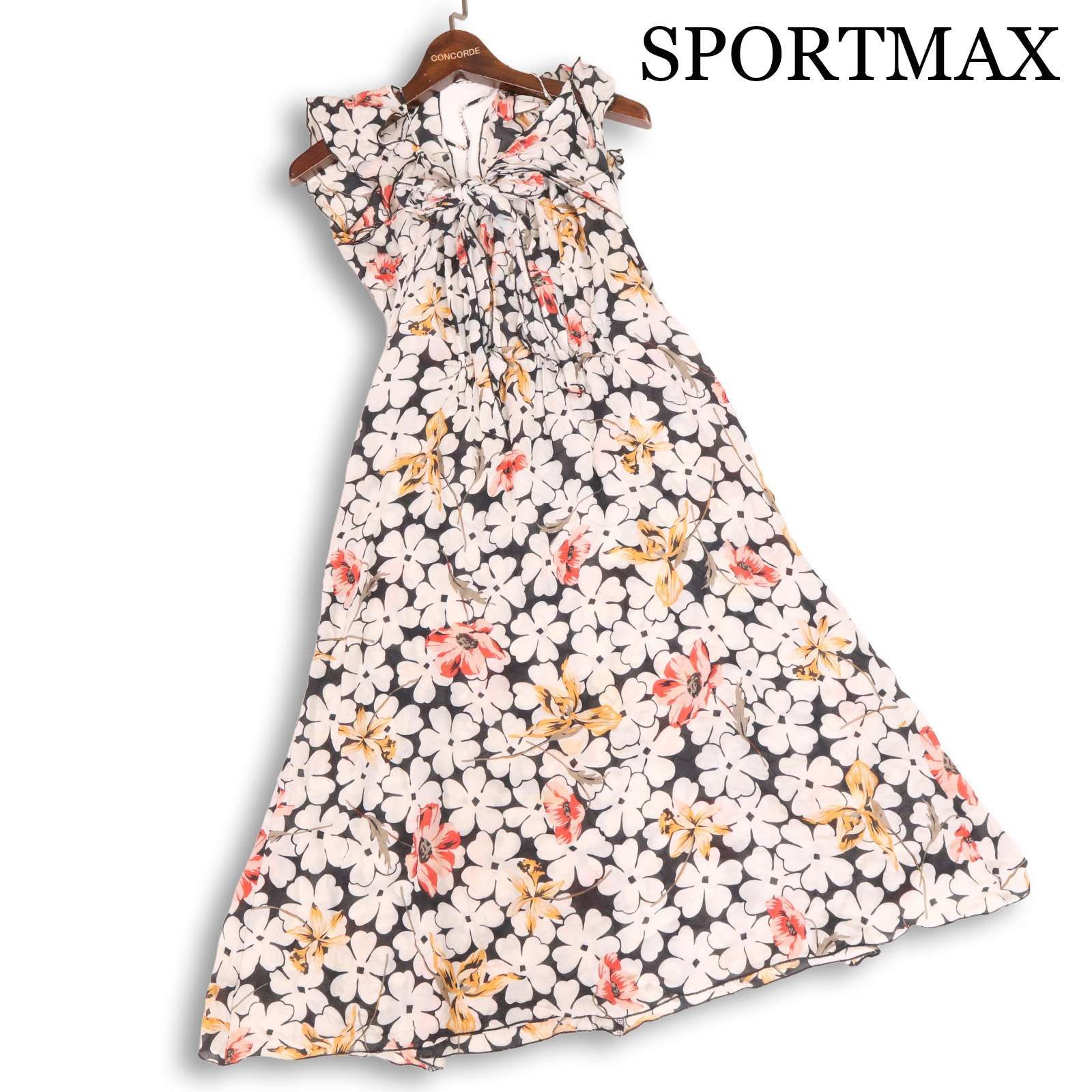 SPORTMAX スポーツマックス マックスマーラ 春夏☆ シルク 花柄
