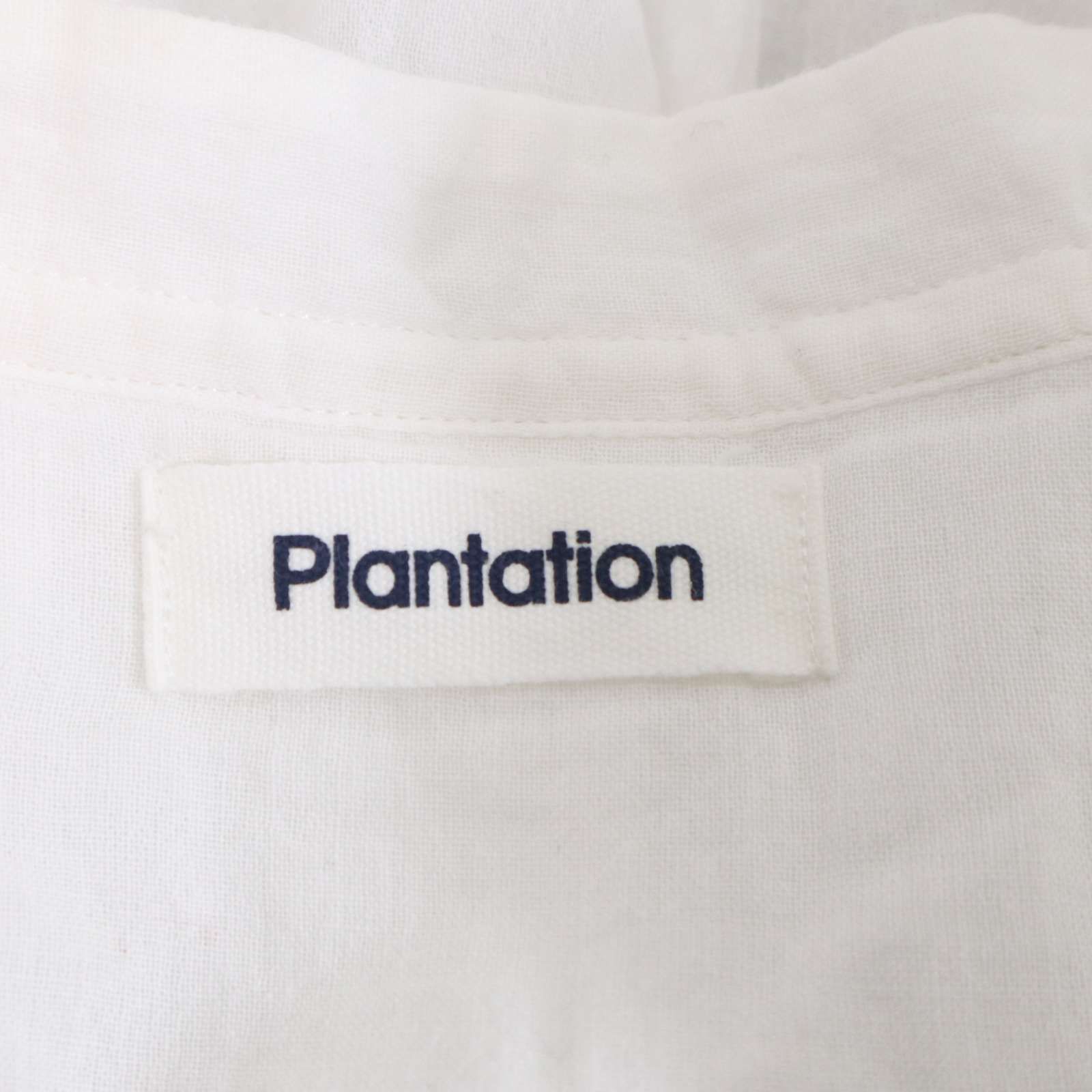 Plantation プランテーション 春夏 インド綿♪ 長袖 ギャザー ブラウス 