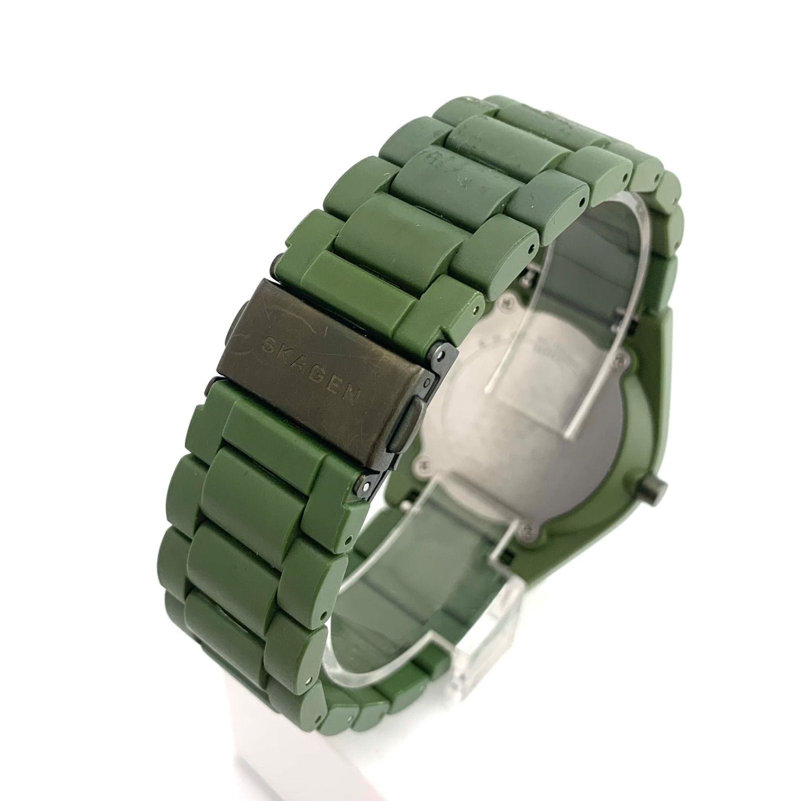 ジャンク】SKAGEN ソーラー SKW6811 駆動 グリーン腕時計 - メルカリ