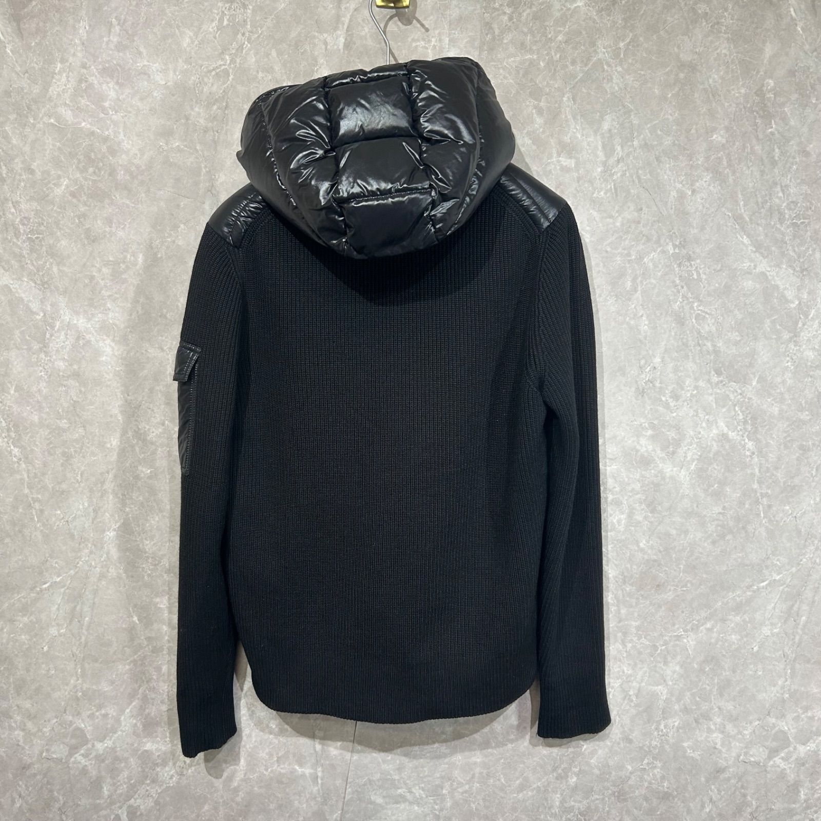 MONCLER モンクレールハイブリッドダウンジャケット黒S - メルカリ
