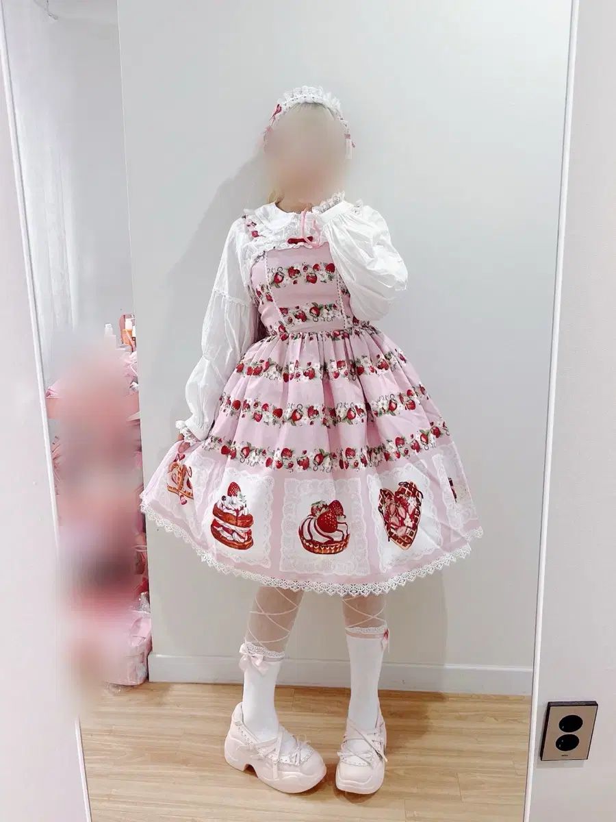 Chalmiere (シャミエール/シャルミエール) ベイクド ベリー jsk ピンク Chalmiere (シャミエール/シャルミエール) ベイクド ベリー jsk ピンク
