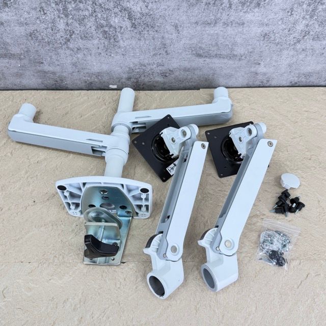 中古】エルゴトロン LX デュアルモニターアーム ホワイト - メルカリ