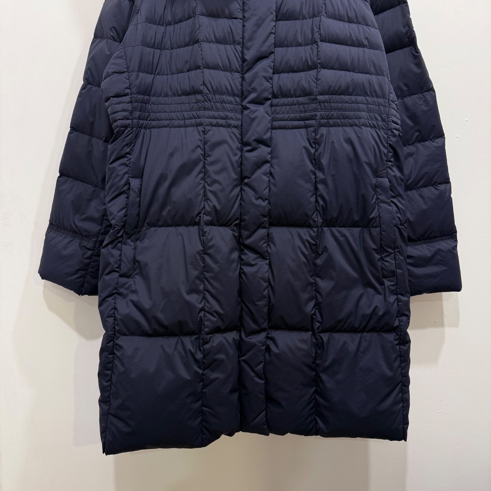 美品！BALMAIN ダウンコート ブルーフォックスファー取外し可 ダウン95%