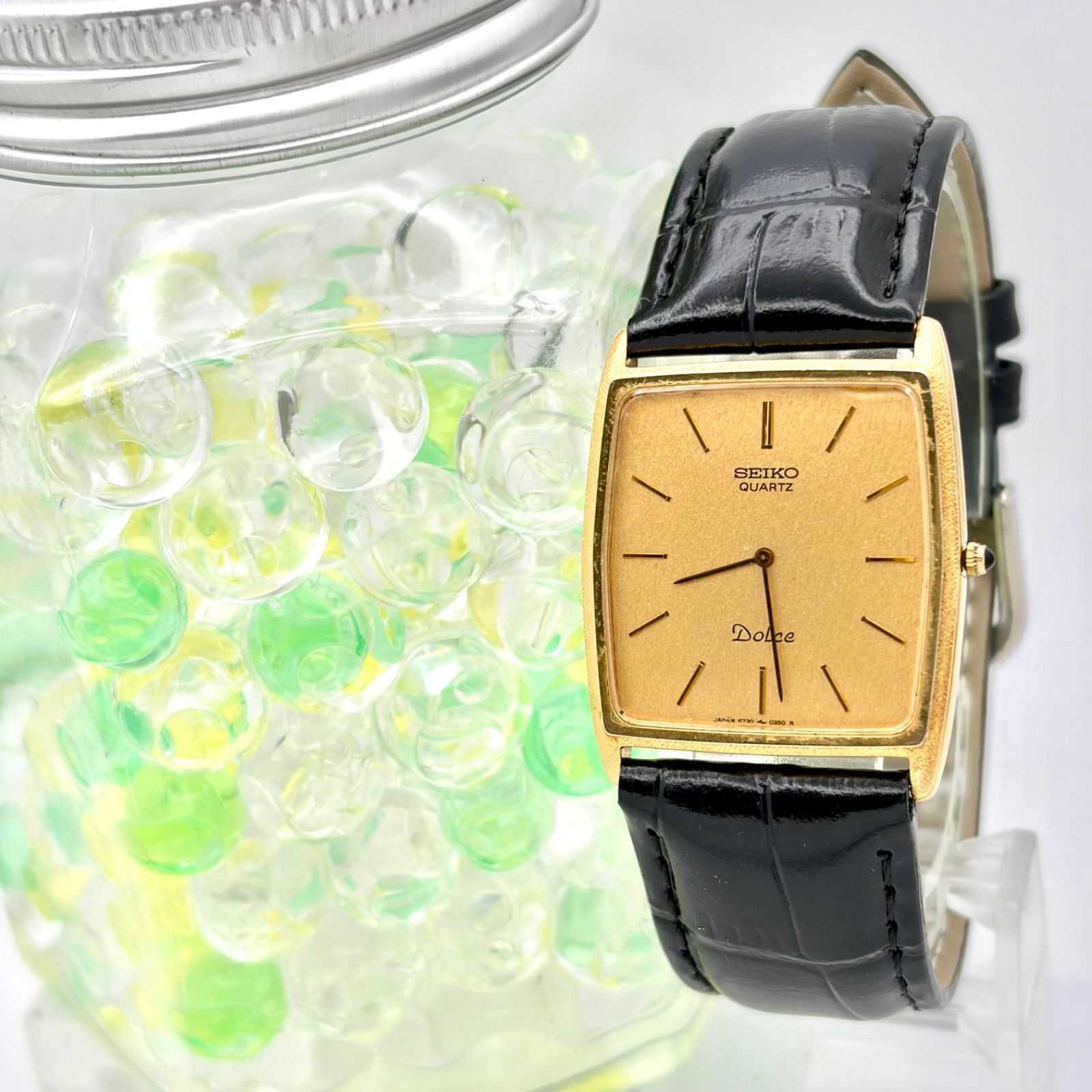 新品電池】SEIKO セイコー Dolce ドルチェ 薄型 メンズ 腕時計