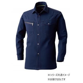 桑和 965 長袖シャツ 5Lサイズ ネイビー(1) SOWA