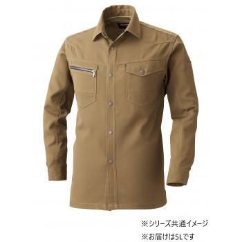 桑和 965 長袖シャツ 5Lサイズ ライトブラウン(87) SOWA