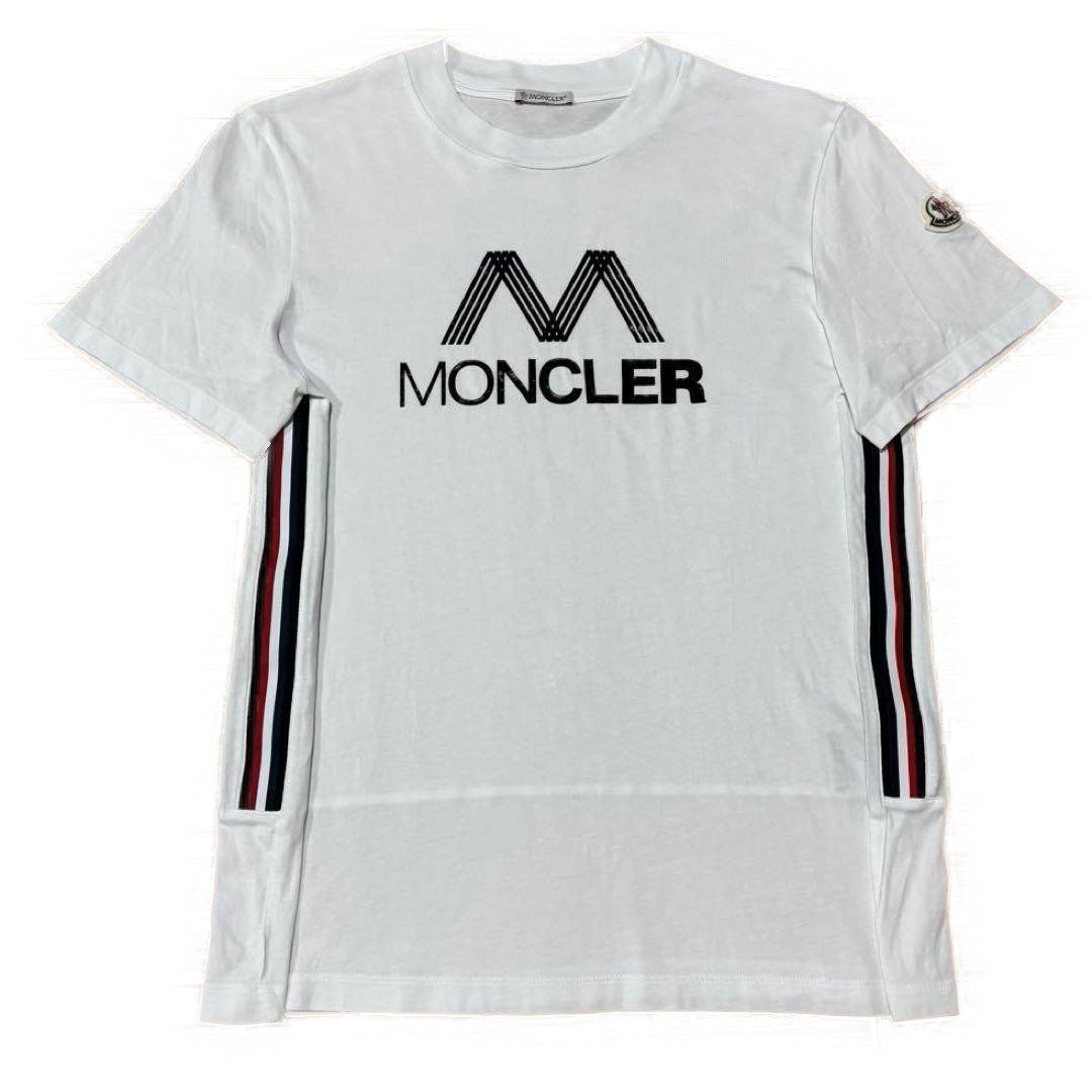 モンクレール プリント ワッペン Tシャツ S 国内正規品 5S421 - メルカリ