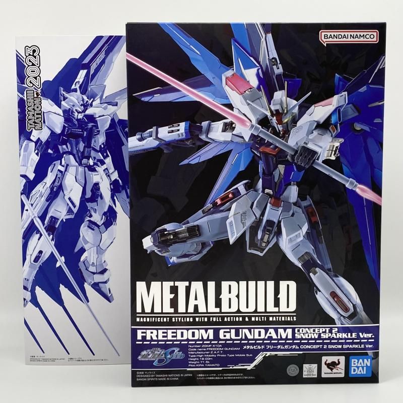 中古】開封 METAL BUILD ZGMF-X10A フリーダムガンダム CONCEPT 2 SNOW