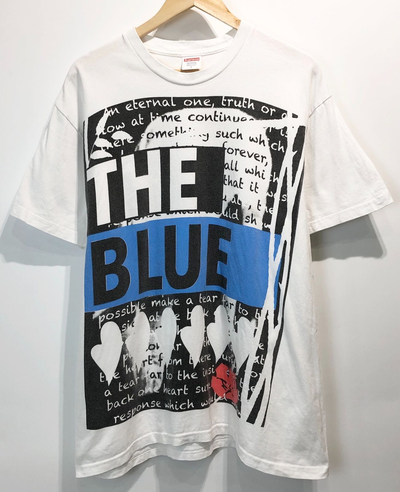 TWO FACE CHOOSE ME ブルーハーツ 手刷りプリント Tシャツ カットソー 