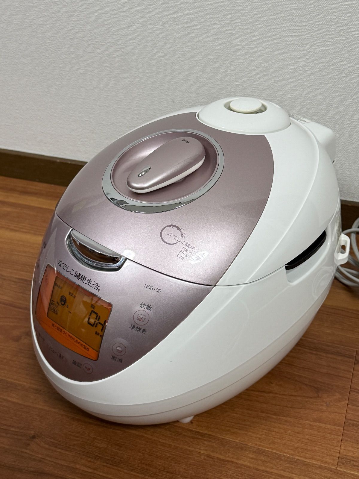 なでしこ健康生活 多機能炊飯器CRP-N0610F ピンク/ホワイト なでしこ健康生活 6合炊き 多機能炊飯器 CRP-N0610F ピンク/ホワイト