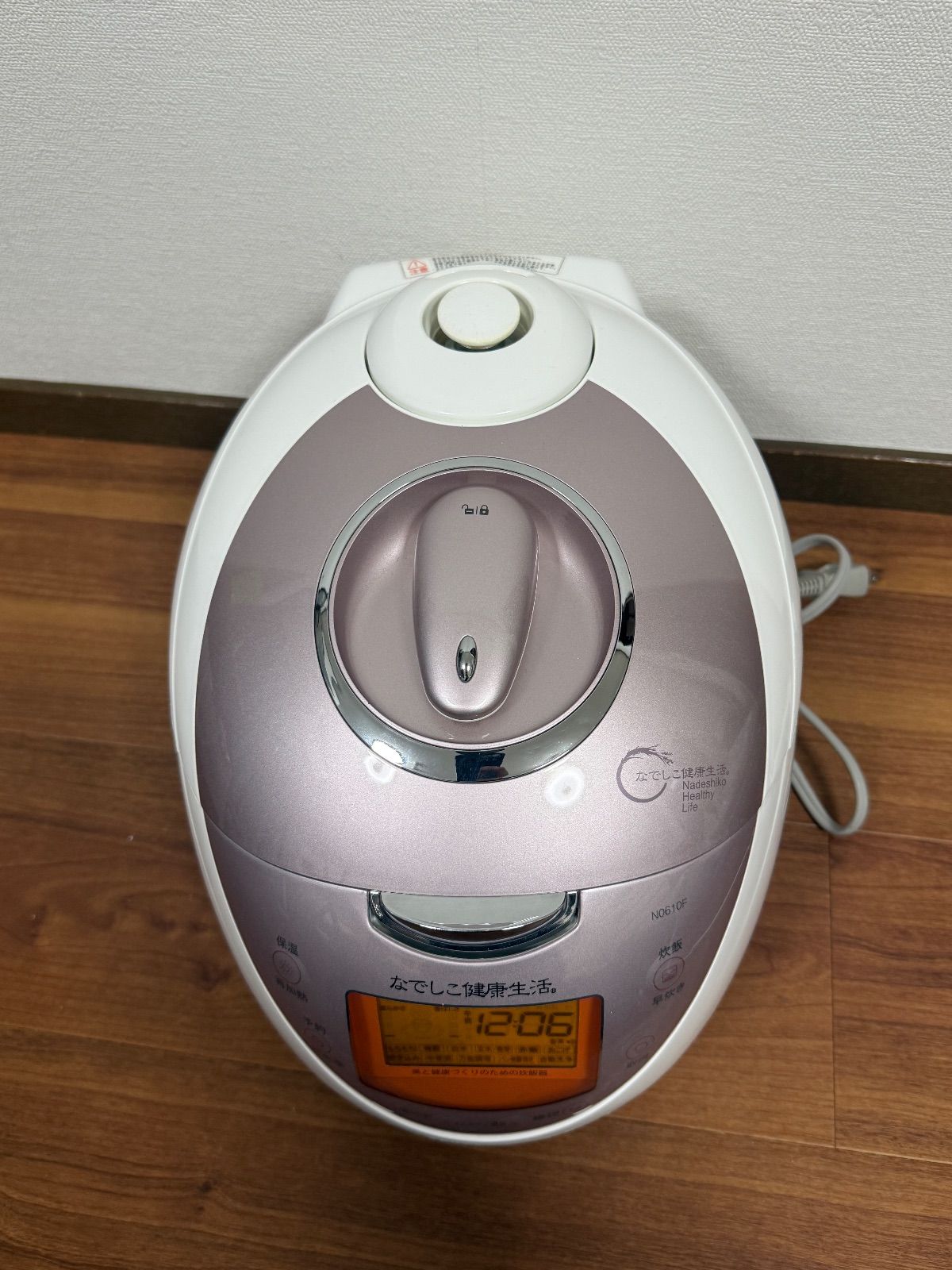なでしこ健康生活 6合炊き 多機能炊飯器 CRP-N0610F ピンク/ホワイト