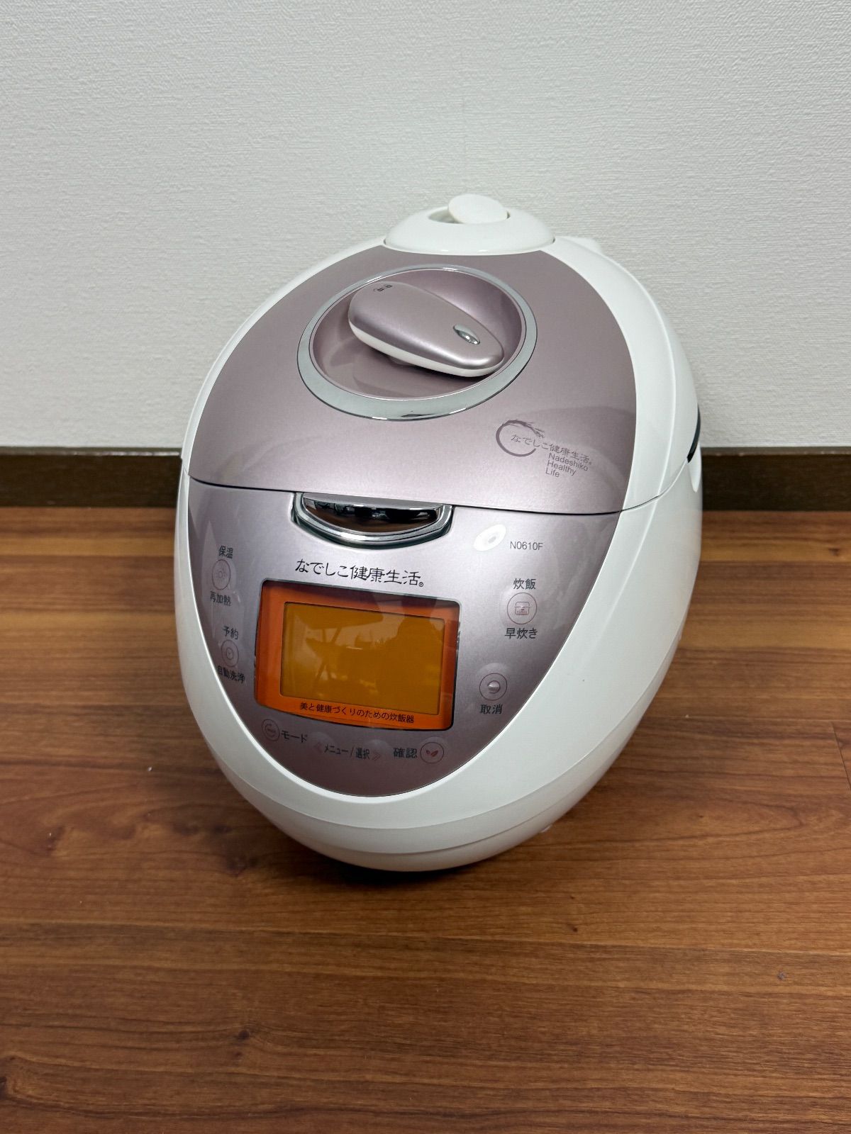 なでしこ健康生活 多機能炊飯器CRP-N0610F ピンク/ホワイト なでしこ健康生活 6合炊き 多機能炊飯器 CRP-N0610F ピンク/ホワイト