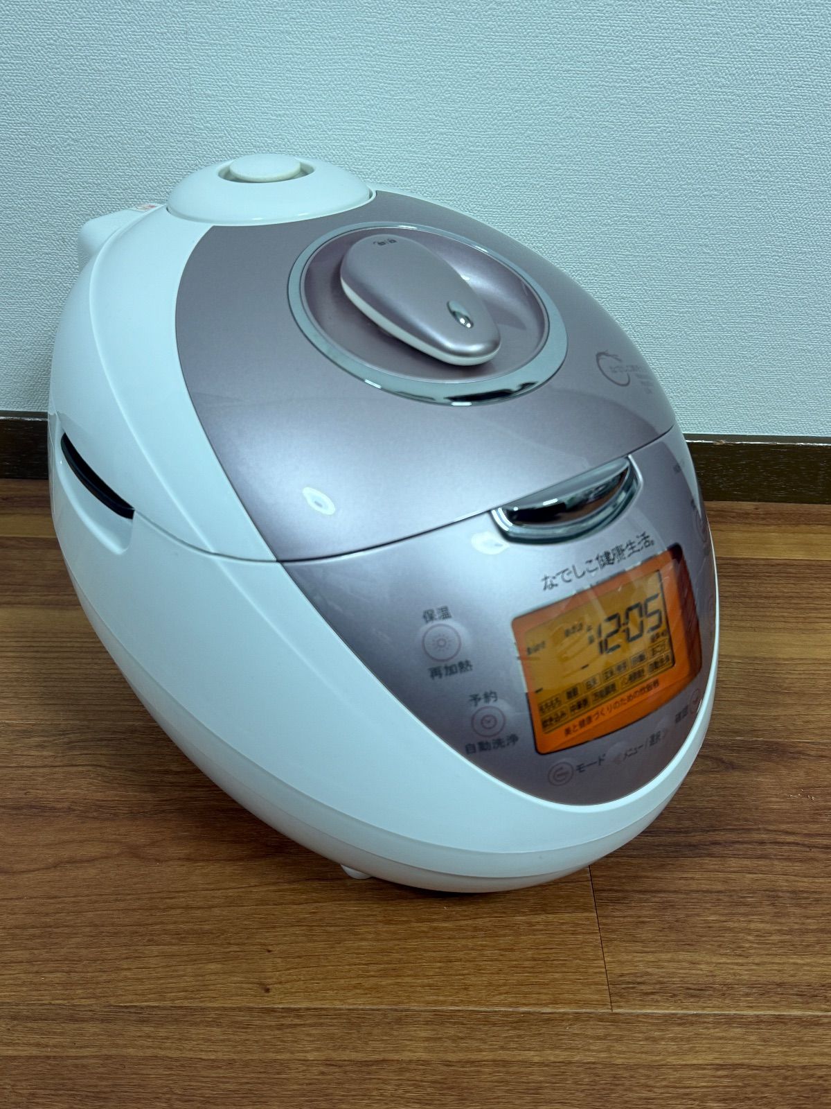 なでしこ健康生活 6合炊き 多機能炊飯器 CRP-N0610F ピンク/ホワイト