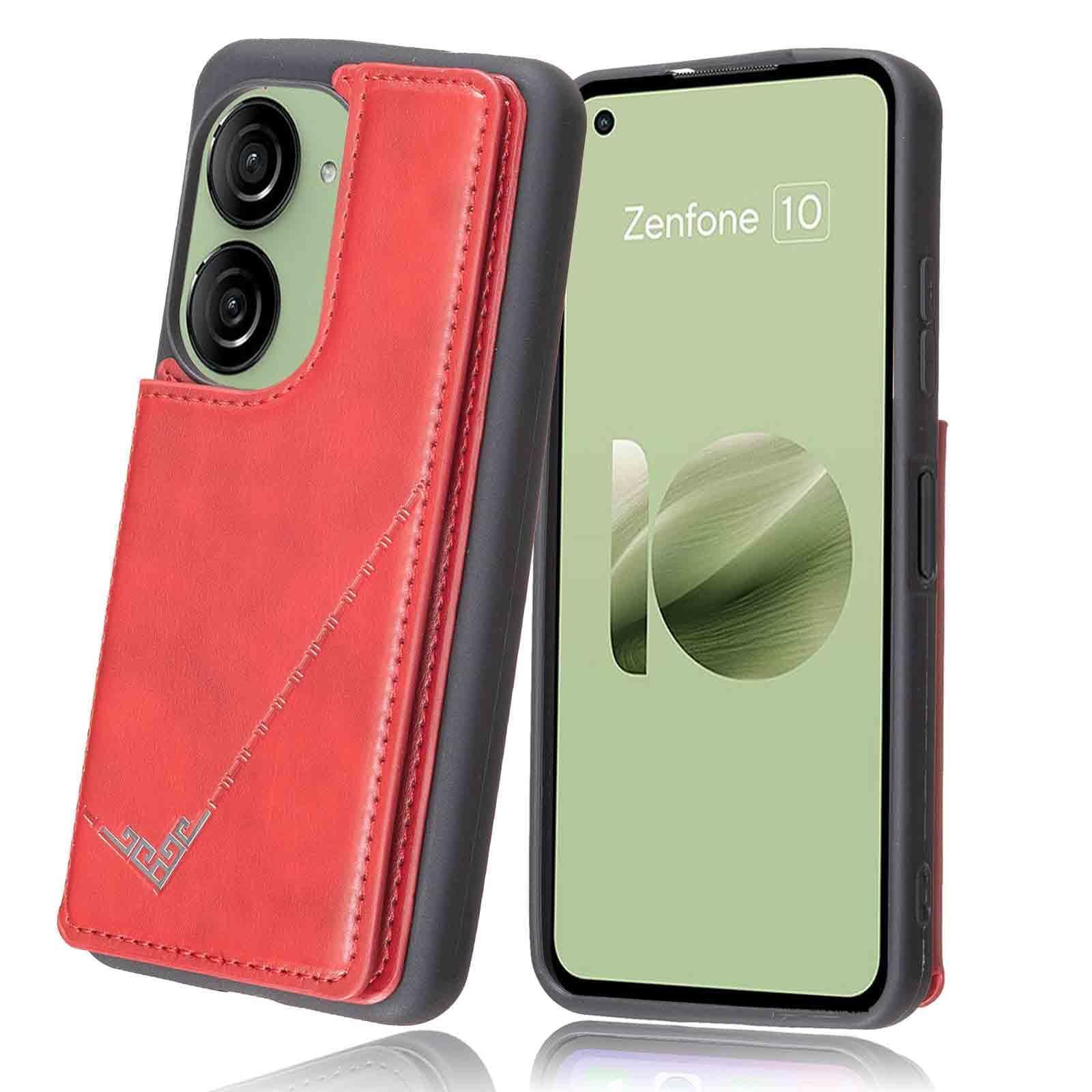 即日発送】Zenfone 10/9ケース レッド ランヤード付 財布型 - メルカリ