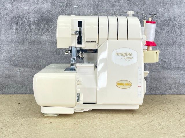 2台セット ジューキDX5とベビーロックイマジンウェーブ新品 JUKI babylock imagine wave 【中古】ロックミシン ジューキ ベビー