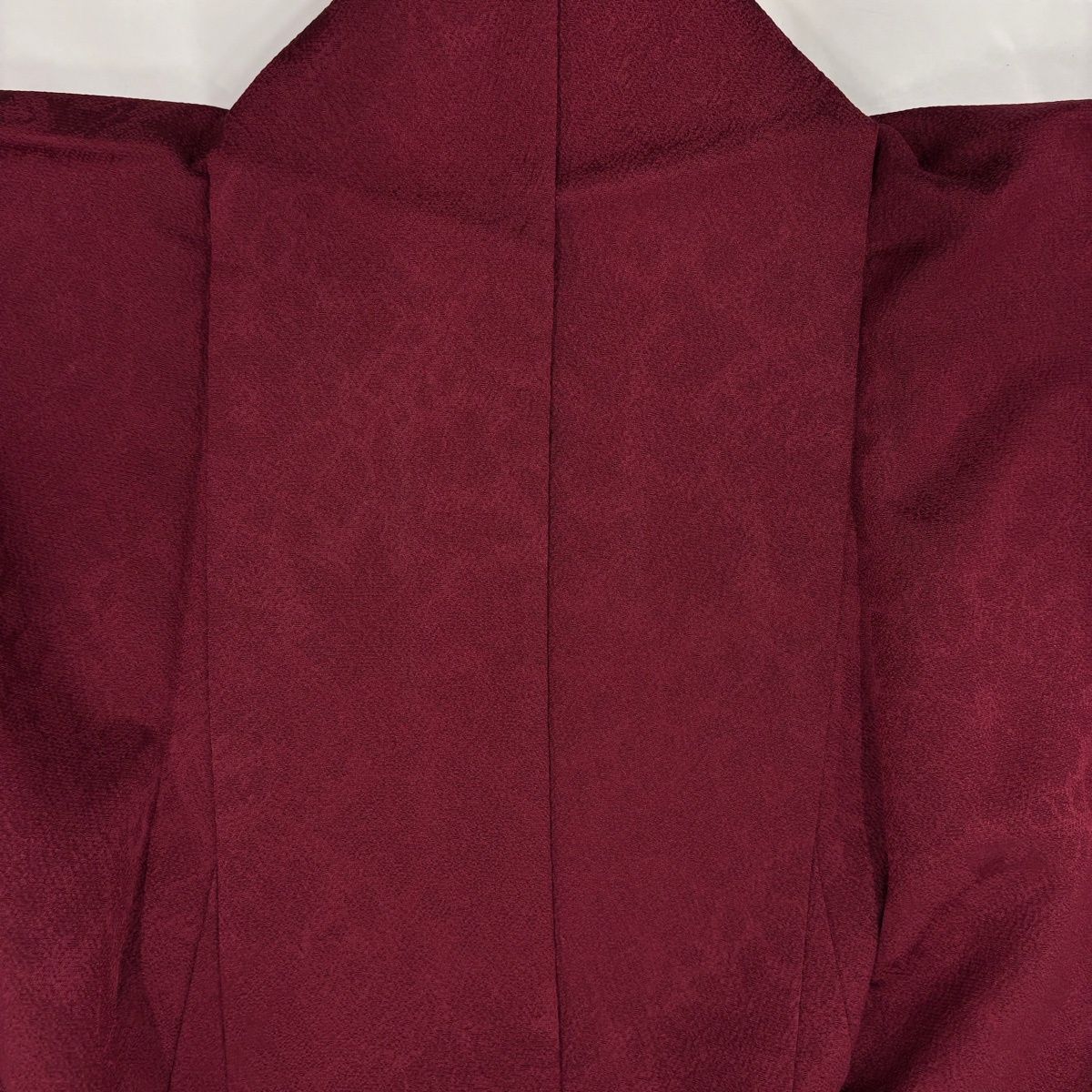 振袖単品　袷 梅 蝶 金糸 絞り 赤 正絹 秀品 美品】 振袖 身丈156cm 裄丈63.5cm S 袷 やまと 百合 刺繍 金糸 えんじ