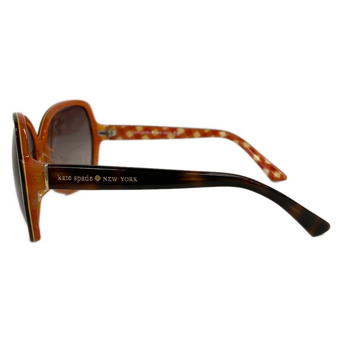 Kate spade(ケイトスペード) サングラス美品  - HALSEY/F/S ダークブラウン×オレンジ Kate spade(ケイトスペード) サングラス美品 - HALSEY/F/S ダーク