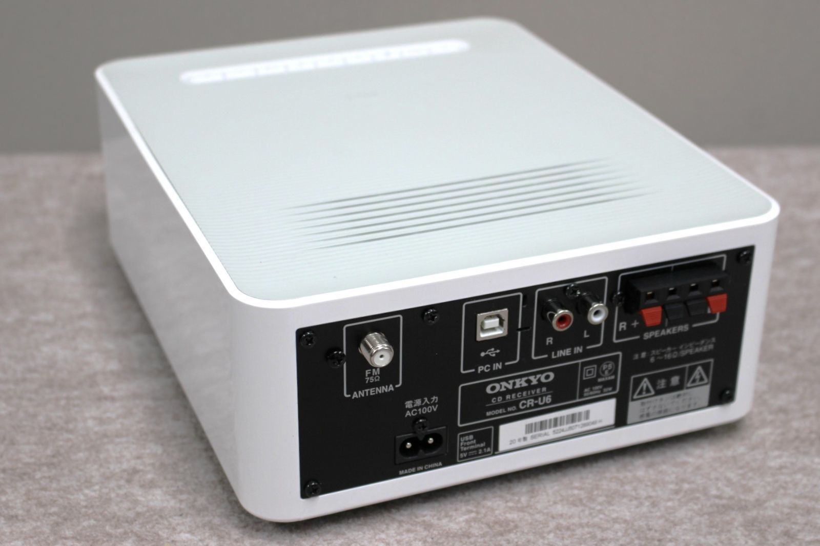 ONKYO CD/USB/Bluetooth搭載ミニコンポ CR-U6 リモコン付 - メルカリ