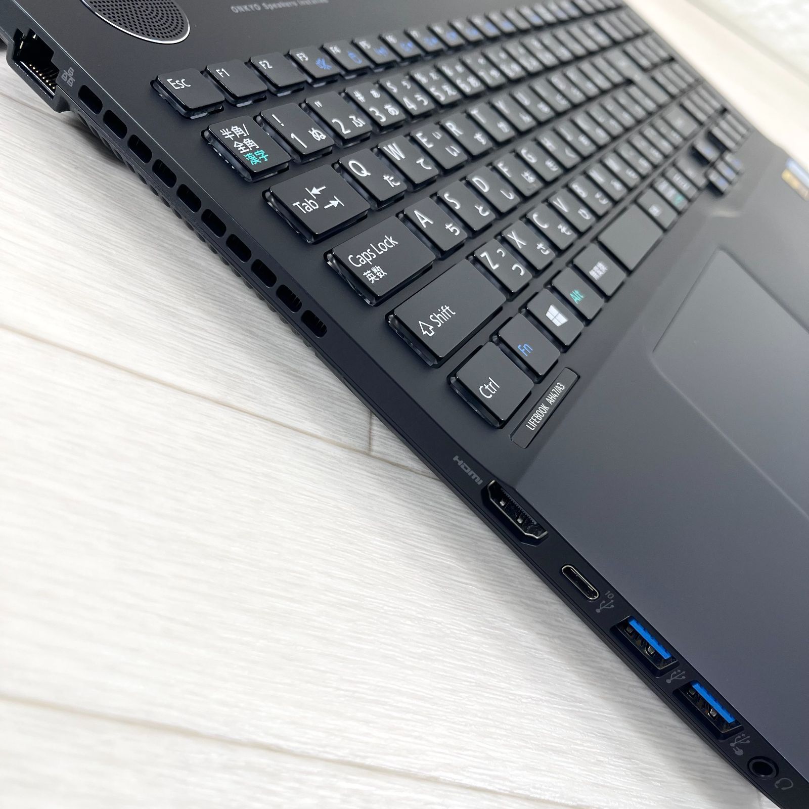 富士通 corei7 高速SSD512GB メモリ16GB オフィス2024付き Windows11