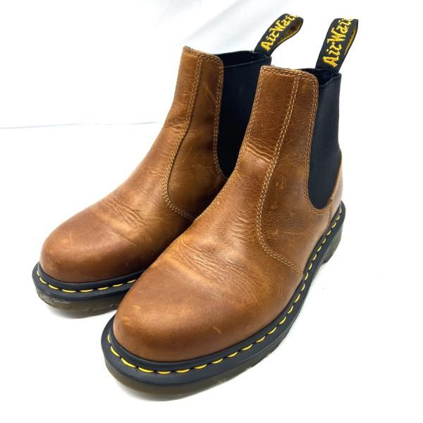 Dr Martensドクターマーチン サイドゴアブーツUK4ブラウン 楽天市場】Dr.Martens ドクターマーチン サイドゴア レザーシューズ