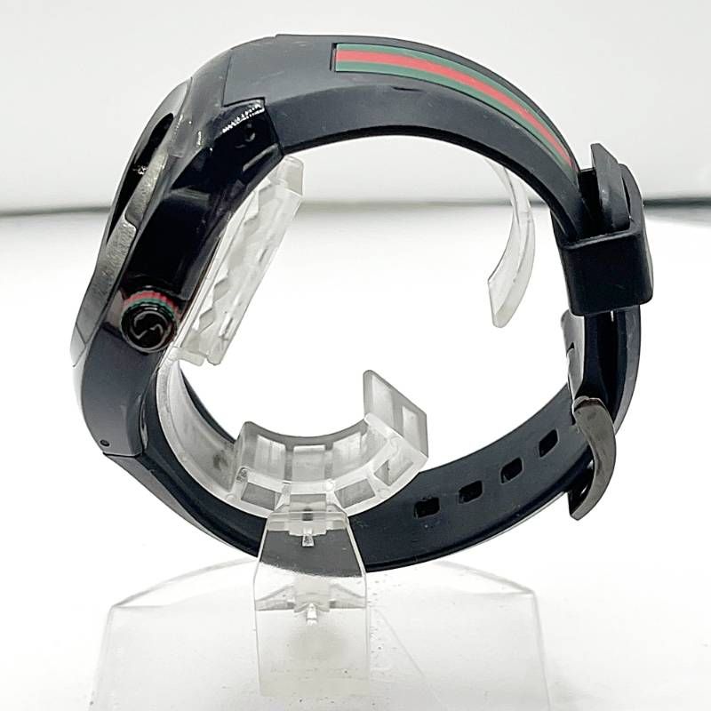 【稼働✨付属品完備】 GUCCI シンク メンズ腕時計 シェリーライン137.1 グッチ GUCCI シンク SYNC 137.1 ブラック メンズ腕時計 シェリー
