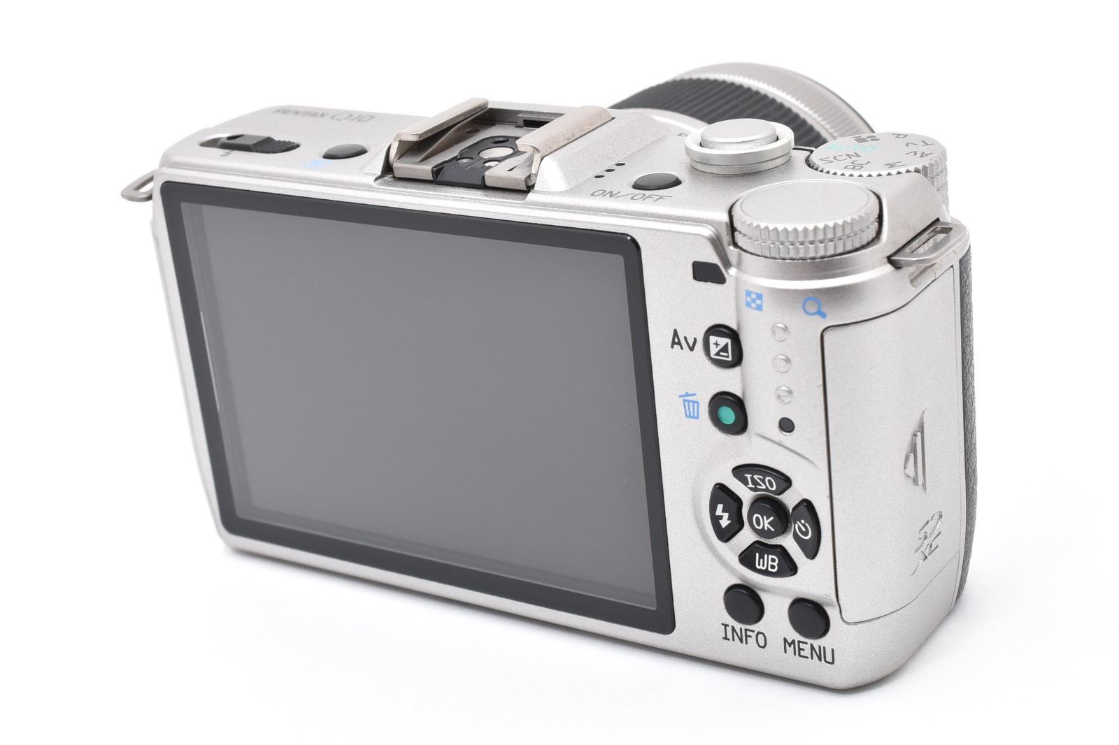 返品保証】☆美品☆ペンタックス PENTAX Q10 レンズキット シルバー 15