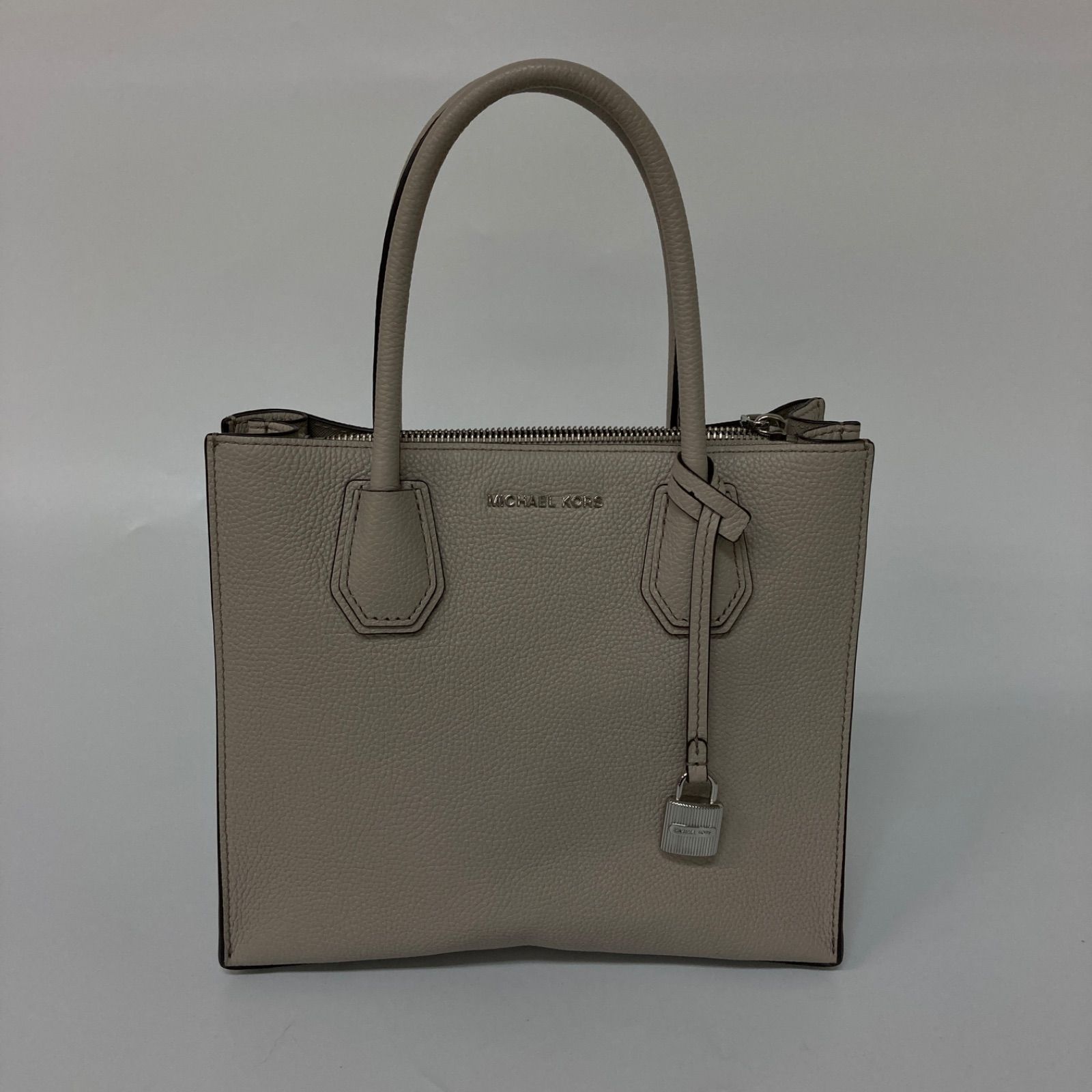 MICHAEL KORS ハンドバッグ ライトグレー