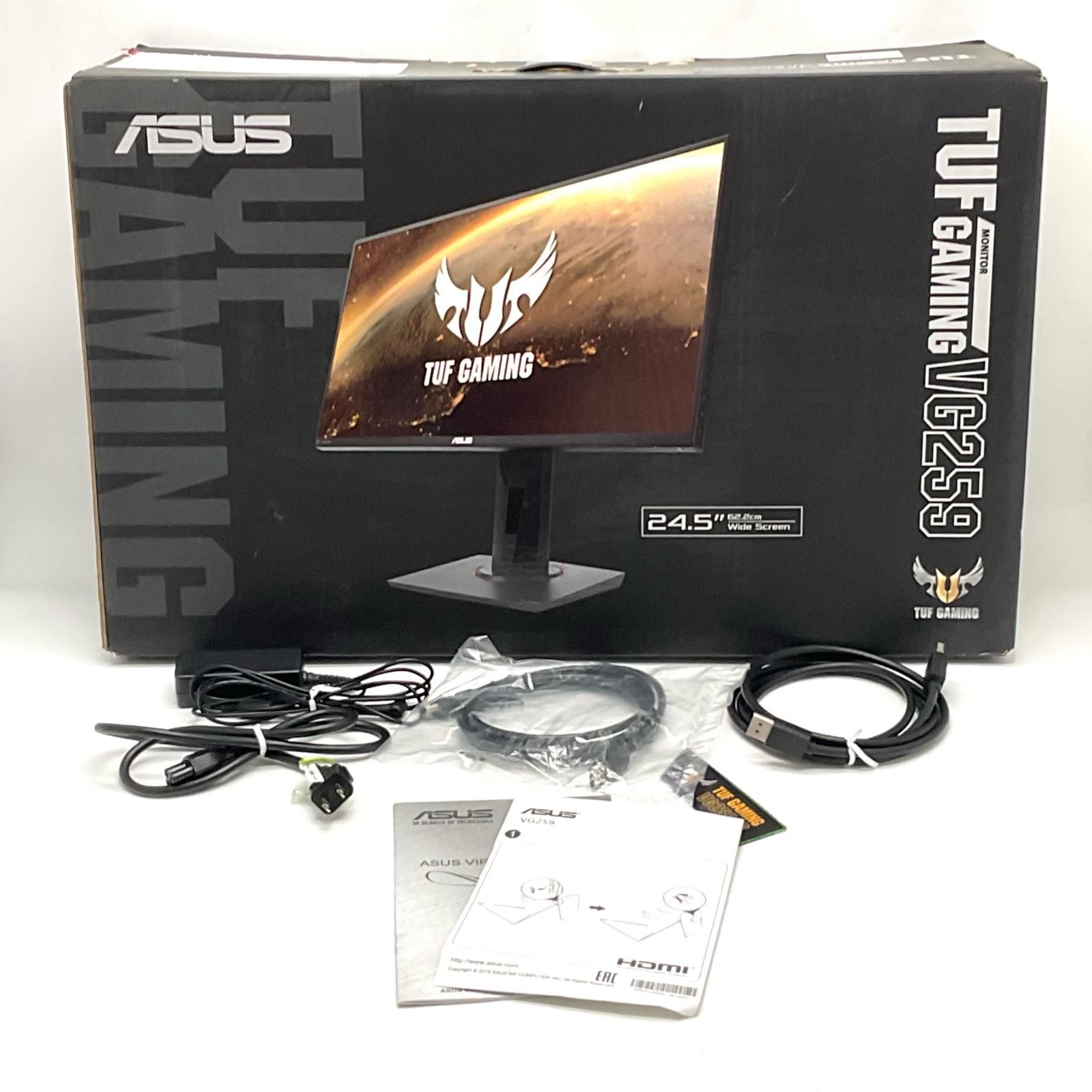 中古　VG259QR ASUS VG259QR-R ゲーミングモニター24.5 楽天市場】【中古】 ASUS ゲーミングモニター 24.5型 TUF Gaming