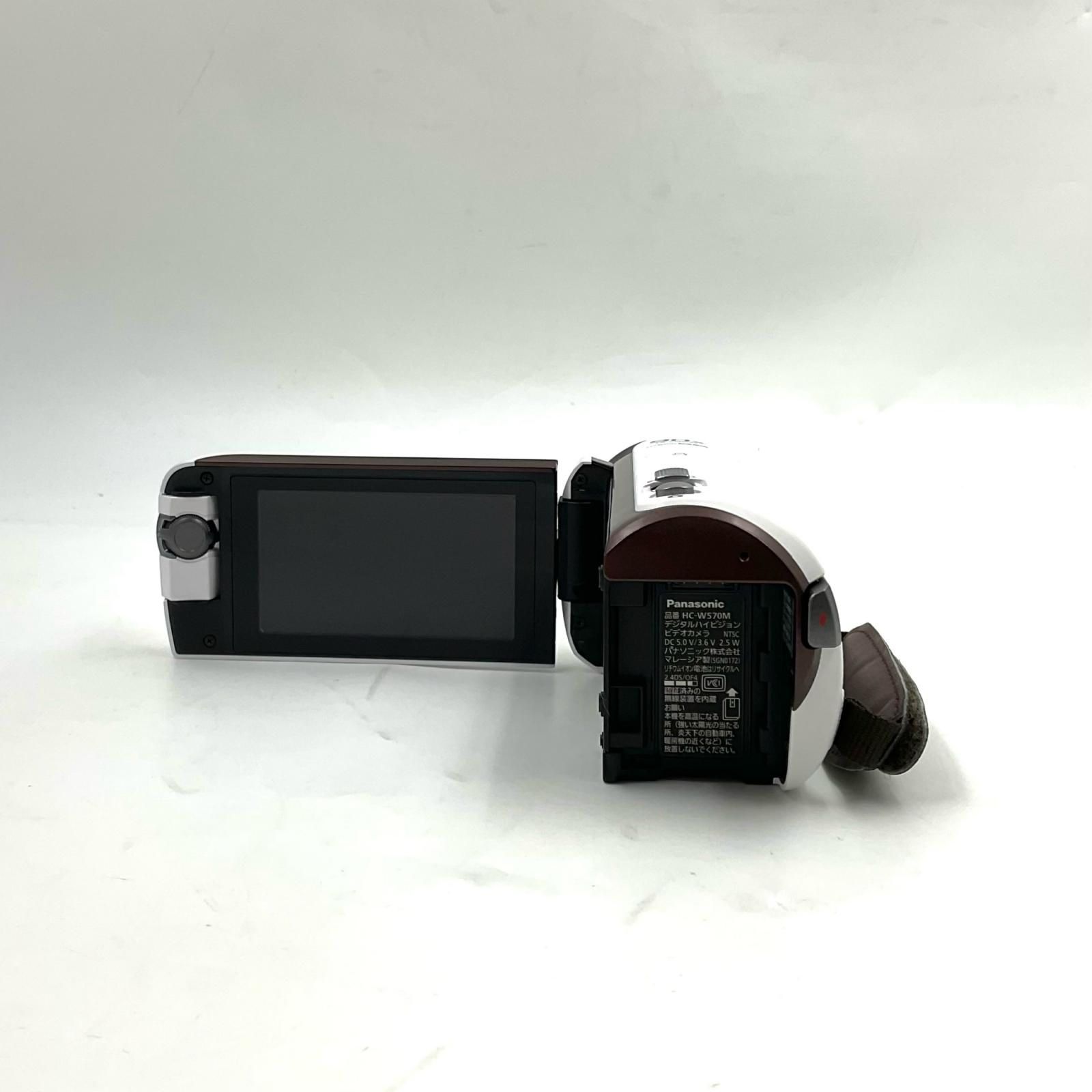 全額返金保証】【最速発送】Panasonic HC-W570M-W [ホワイト] 美品