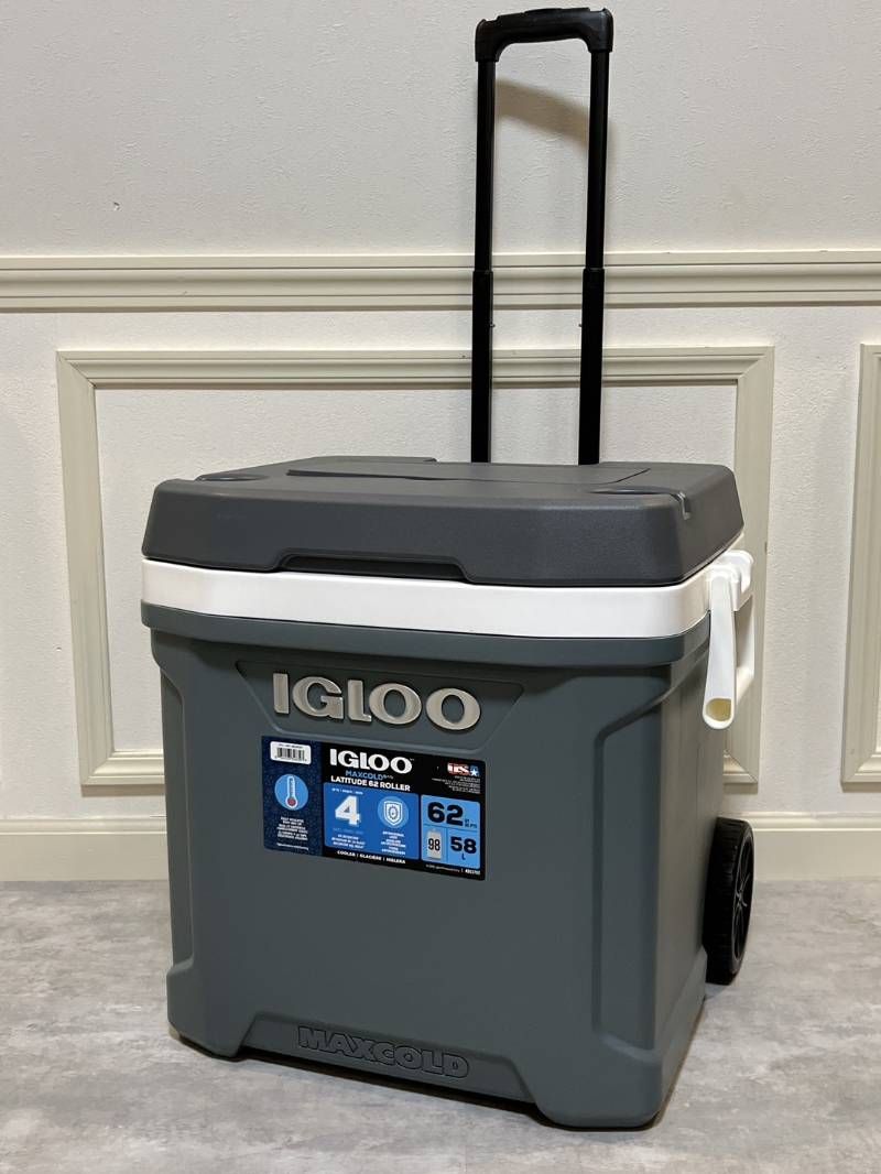 美品! IGLOO MAXCOLD LATITUDE 62 ROLLER 大型クーラーボックス 58L