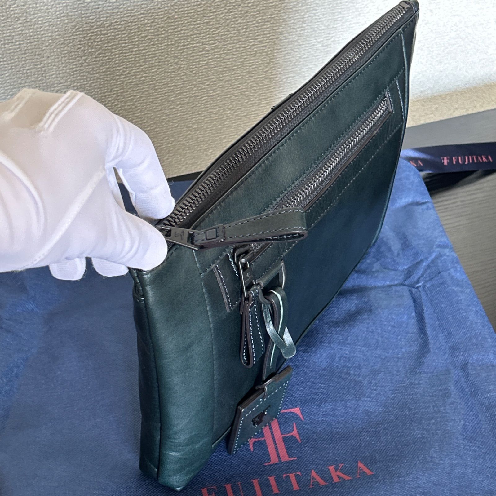 新品タグ付き】フジタカ ホーク 2WAY レザーショルダーバッグ B5 