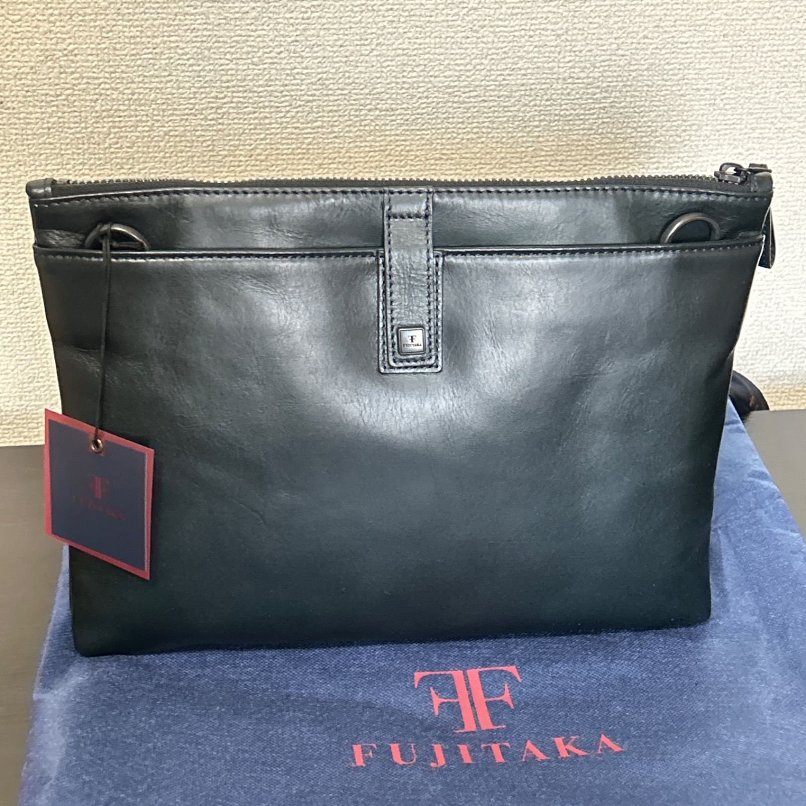 新品タグ付き】フジタカ ホーク 2WAY レザーショルダーバッグ B5 